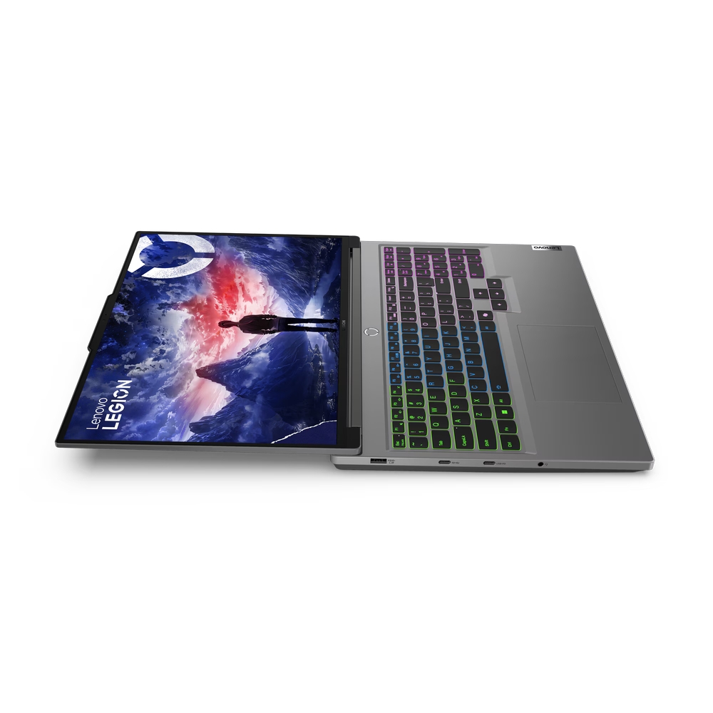 LENOVO 83DG00HLYA Legion 5 16IRX9 (Luna Grey, Aluminium Top) 16-Core i7-14650HX (8P+8E) 5.2GHz/33MB 32GB 1TB-NVMe 16in WQXGA 2560x1600 IPS 350n 165Hz sRGB AG DolbyVision HDR400 1080p NV-RTX4060-8GB AI Chip GLan WiFiAX BT5.1 White-Backlite Nahimic 80W - Slika 4