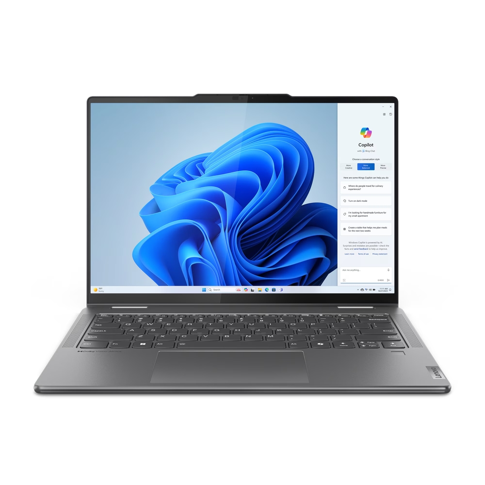 LENOVO 83DJ00B5YA Yoga 7 2-in-1 14IML9 (Storm Grey, Aluminium) Ultra 5 125U 12-Core 4.3GHz/12M 16GB 1TB-NVMe 14.0in WUXGA (1920x1200) IPS 300n DolbyVision Glass DigitalPen Touch FHD-1080p AI NPU INTEL Graphics WiFi A/X Backlite BT5.3 TB.4 71Wh DOS 1. - Slika 16