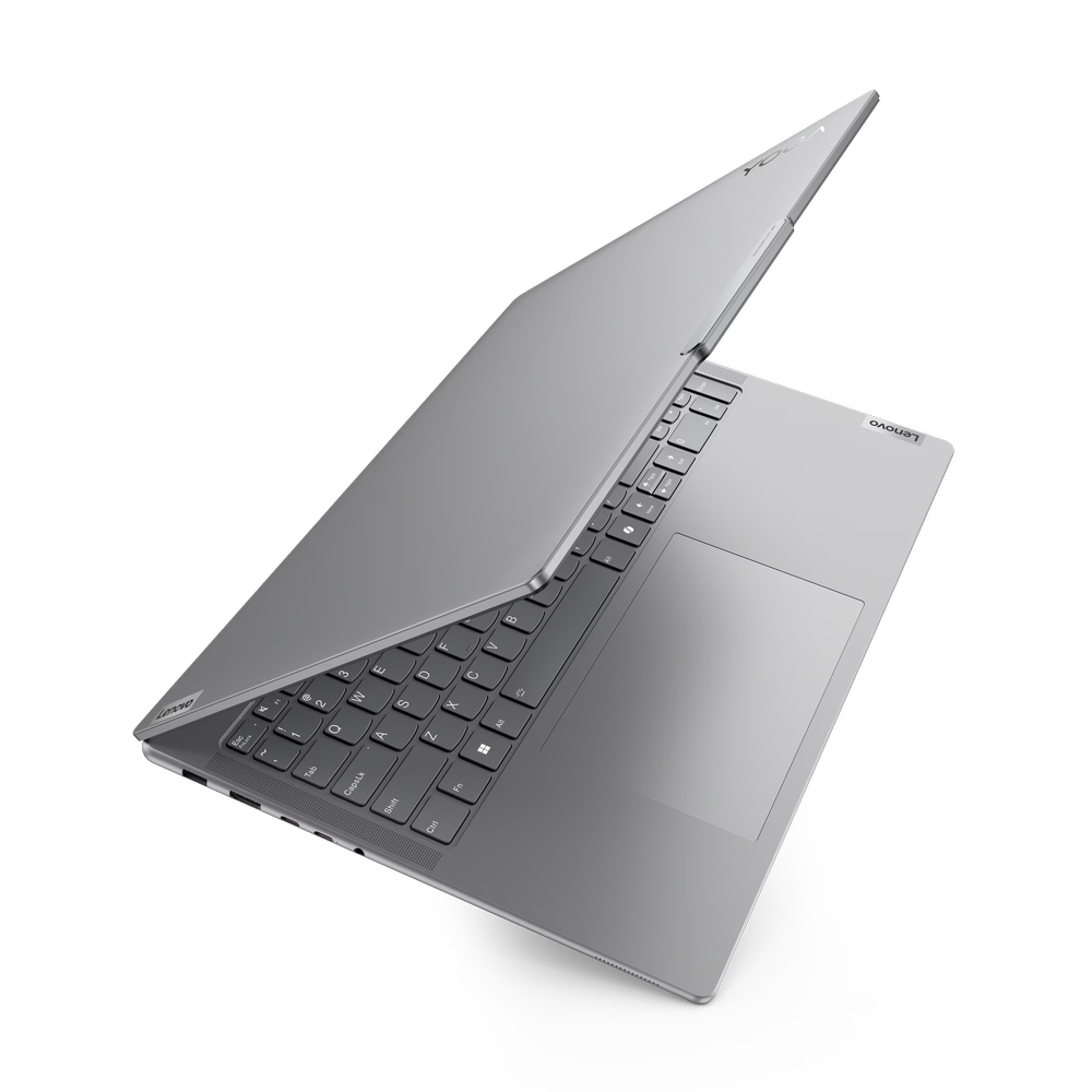 LENOVO 83DN0083RM Yoga Pro 9 16IMH9 (Luna Grey, Aluminium) 16-Core Ultra 9 185H (6P+8E) 5.1GHz/24MB 32GB 1TB-NVMe 16in 3.2K (3200x2000) MLED TOUCH 1200n GL 100%-sRGB 165Hz DolbyVision 5MP-IR-ToF RTX-4060/8G WiFi AX BT5.3 TB4 Backlite 84Wh 2kg DOS - Slika 3