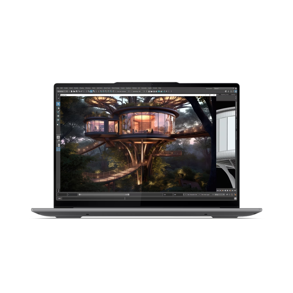 LENOVO 83E2004NYA Yoga Pro 7 14IMH9 (Luna Grey, Aluminium) 16-Core Ultra 9 185H 5.1GHz/24MB 32GB DDR5 1TB-NVMe 14.5in 3K (3072x1920) IPS TOUCH 400n 100% sRGB DolbyVision GL WC-1080p-IR RTX-4060-8G WiFi A/XBT5.3 Keyboard-Backlite TB4 73Wh 1.59kg DOS - Slika 11