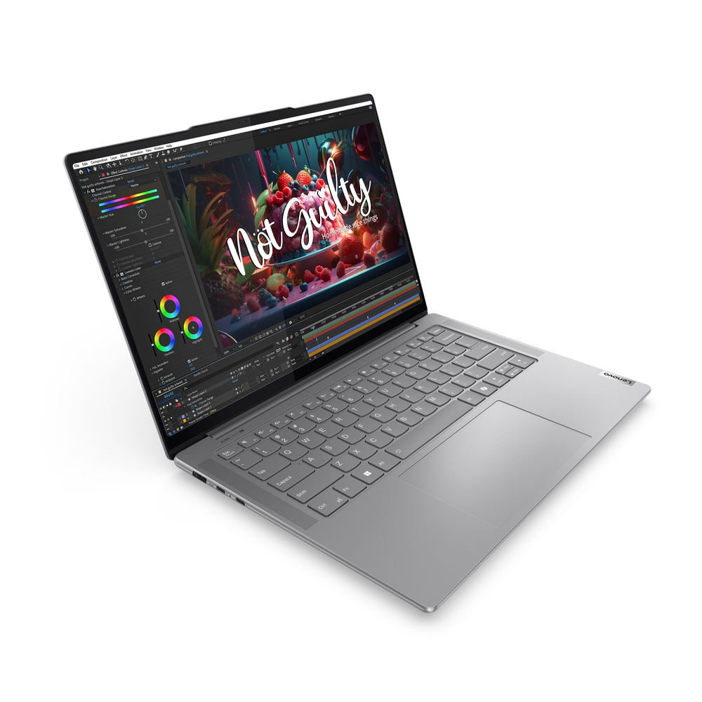 LENOVO 83E2004NYA Yoga Pro 7 14IMH9 (Luna Grey, Aluminium) 16-Core Ultra 9 185H 5.1GHz/24MB 32GB DDR5 1TB-NVMe 14.5in 3K (3072x1920) IPS TOUCH 400n 100% sRGB DolbyVision GL WC-1080p-IR RTX-4060-8G WiFi A/XBT5.3 Keyboard-Backlite TB4 73Wh 1.59kg DOS - Slika 8