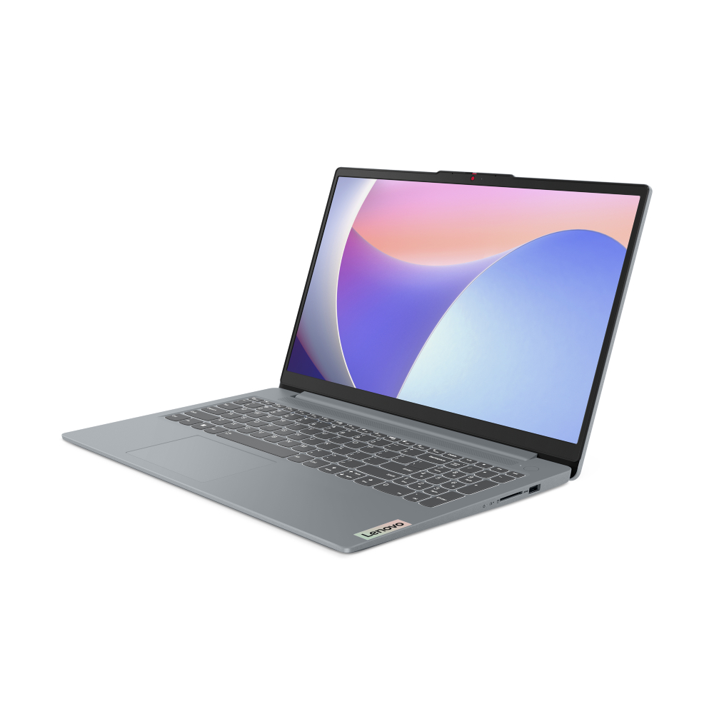 LENOVO 83EM00ELYA IdeaPad 3 Slim 15IRH8 (Arctic Grey) 10-Core i7-13620H 2.4-4.9GHz/24MB 16GB DDR5 1TB-SSD-NVMe 15.6in FHD (1920x1080) IPS 300n AG 720p UHD-Graphics WiFi6-AX HDMI USB-C/DP BT5.2 TPM NumPad Backlite 47Wh 1.62kg DOS