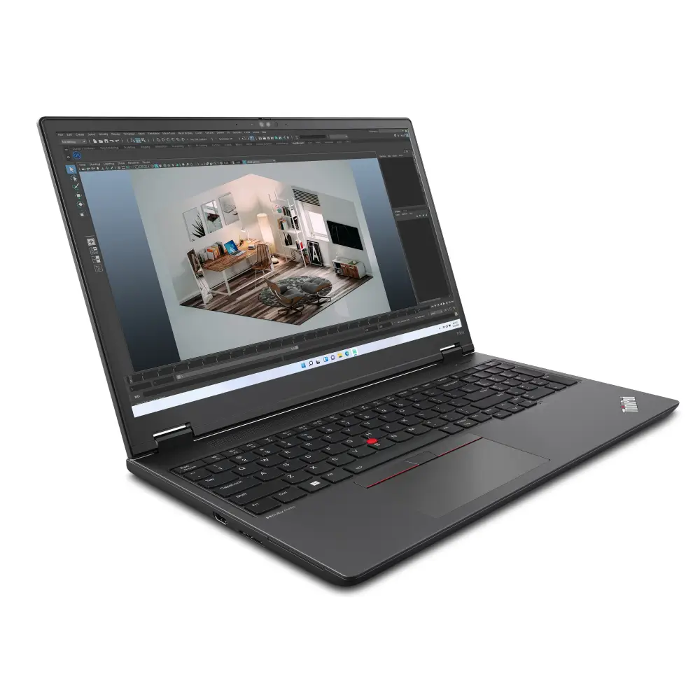 LENOVO Think 21KX000QCX ThinkPad P16v G2 Core Ultra 7 155H (16C/22T, up to 4.8GHz, 24MB), 2x 16GB DDR5-5600, SSD 1TB NVMe 2280, 16.0in WQUXGA (3840x2400) AG IPS 800n, RTX 1000 6GB GDDR6, GLAN, WLAN, BT, KybUK BL, FPR, Cam 5MP+IR, 2Wx2, 90Wh, Win 11 P - Slika 5