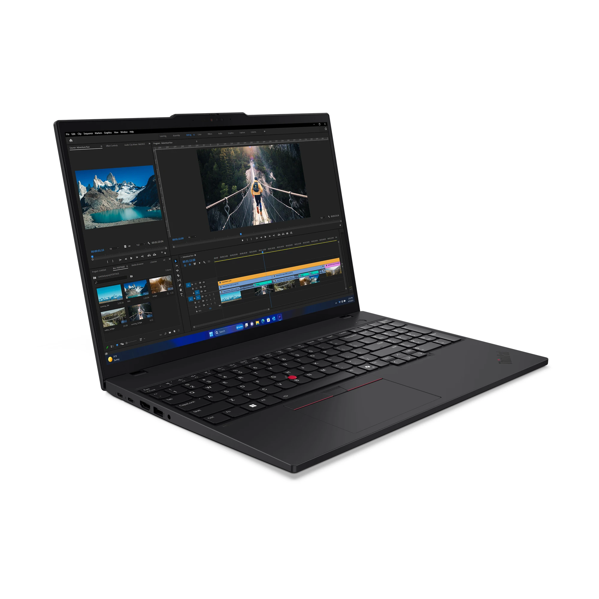 LENOVO 21MN00B8CX ThinkPad T16 G3 Ultra 5 125U (12C (2P+8E + 2LPE) / 14T, up to 4.3GHz, 12MB), 1x 16GB DDR5-5600, SSD 512GB NVMe OPAL 2.0, 16.0in WUXGA (1920x1200) AG IPS 400n, INTEL Graphics, GLAN, WLAN, BT, KybUK BL, FPR, SCR, Cam 5.0MP+IR, 5 - Slika 7