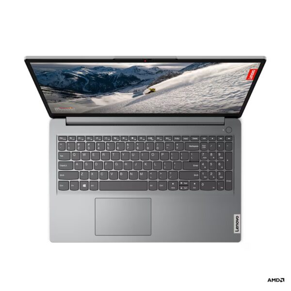 Lenovo 82VG00RLYA IdeaPad 1 15AMN7 (Cloud Grey) 4-Core Ryzen 3 7320U 2.4-4.1GHz/6MB 16GB LPDDR5 512GB-SSD-M.2-NVMe 15.6in FHD (1920x1080) AG 720p Radeon-610M-Graphics WiFi-AC HDMI  4-1 BT5.2 TPM2.0 NumPad 42Wh 1.58kg DOS