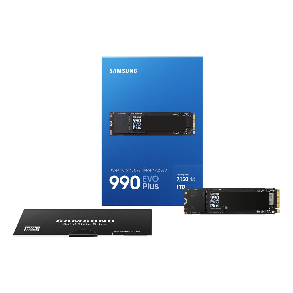 Alternative view of SSD M.2 1TB SAMSUNG MZ-V9S1T0BW 990 EVO Plus 7.150/6.300MB/s
