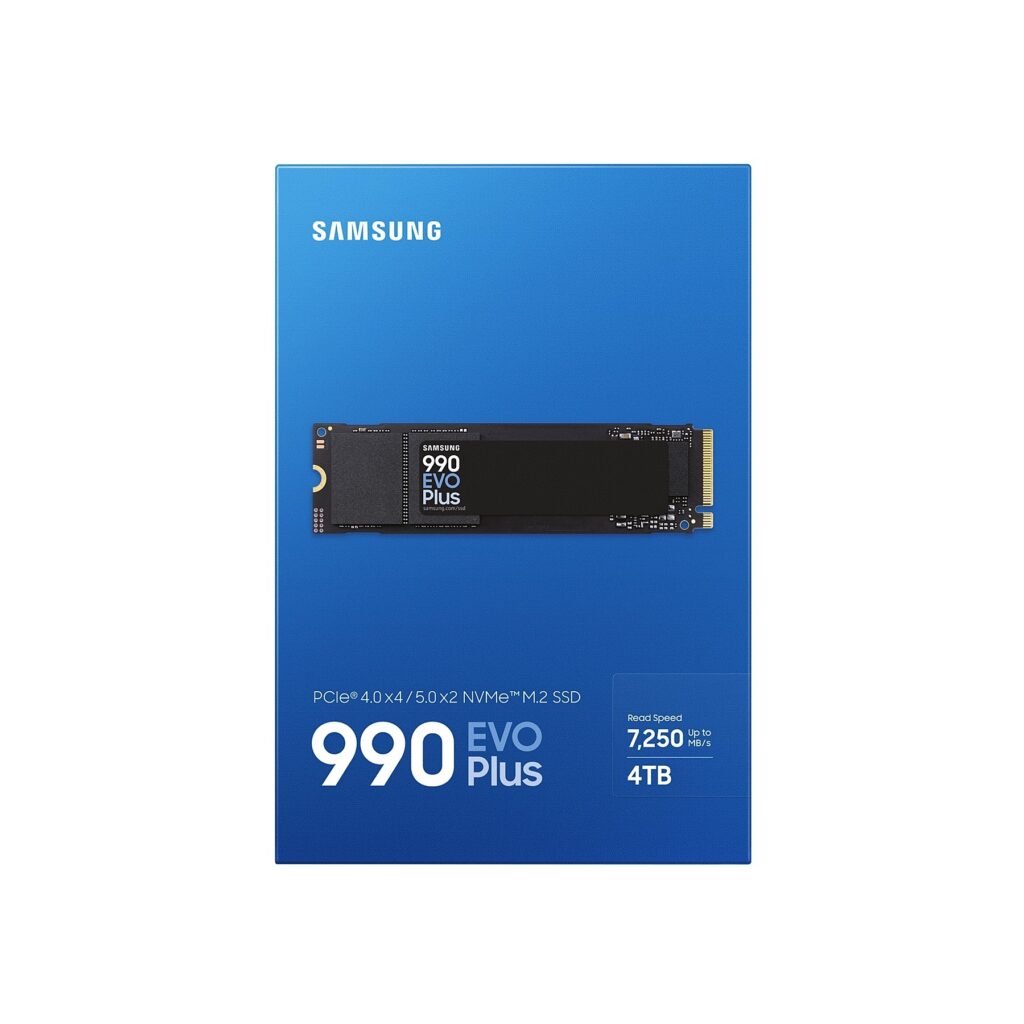 Alternative view of SSD M.2 4TB SAMSUNG MZ-V9S4T0BW 990 EVO Plus 7150/6300MB/s