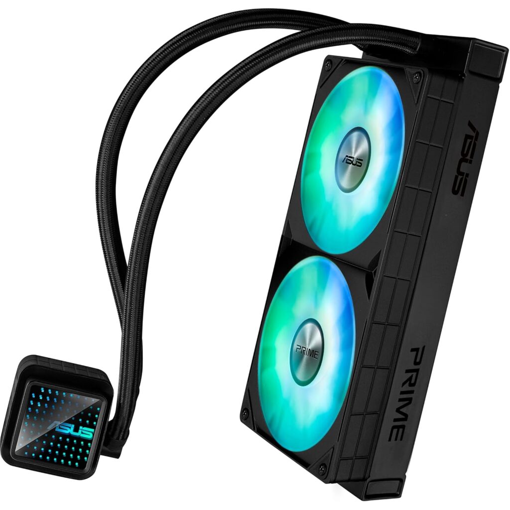 Alternative view of ASUS PRIME LC 240 ARGB CPU vodeno hladenje