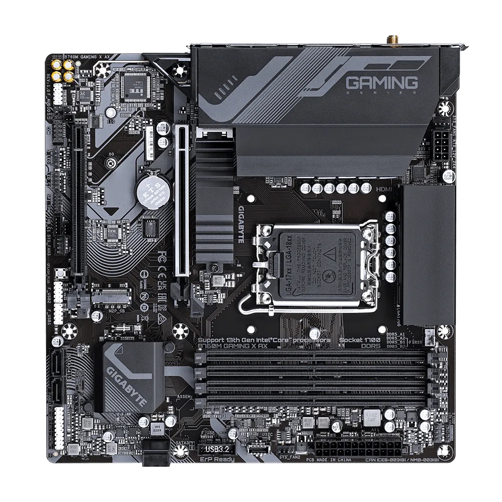 GIGABYTE B760M GAMING X AX rev. 1.x - Maticna Ploca za INTEL LgA-1700 - Slika 3