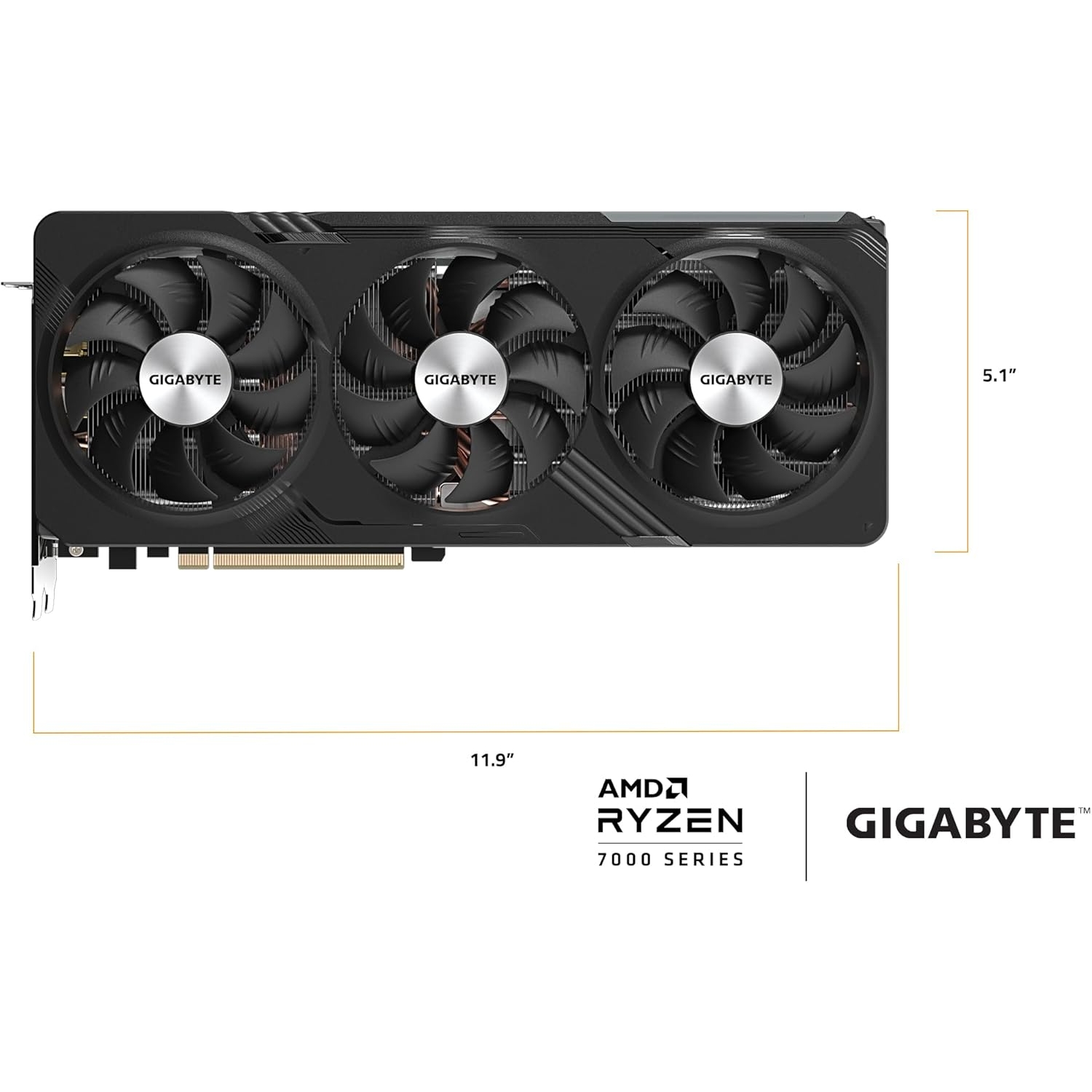 GIGABYTE Radeon RX 7800 XT GAMING OC GV-R78XTGAMING OC-16GD 16GB GDDR6 256bit - Slika 3