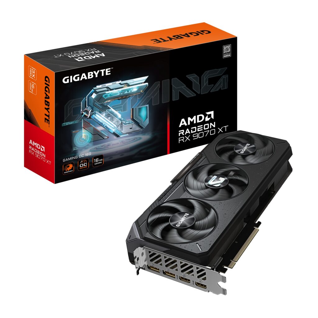 GIGABYTE AMD Radeon RX 9070 XT GAMING OC 16GB GV-R9070XTGAMING OC-16GD rev. 1.0