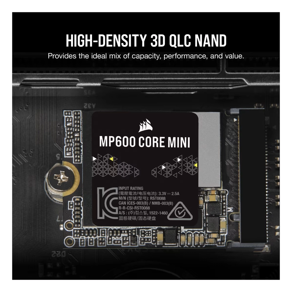 SSD M.2 2TB CORSAIR MP600 Core Mini NVMe CSSD-F2000GBMP600CMN - Slika 8