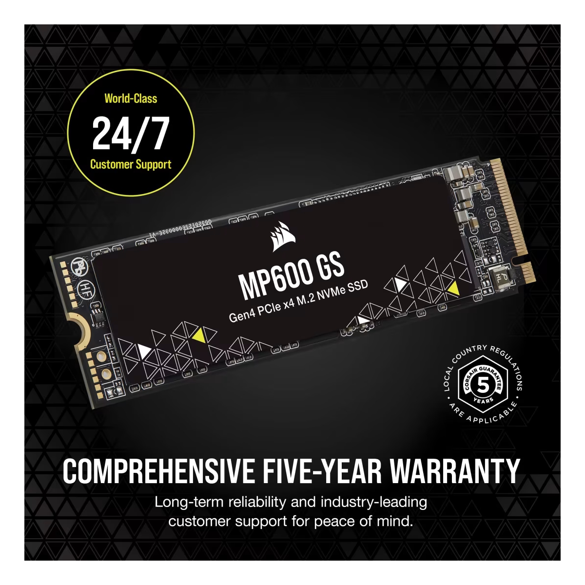 SSD M.2 500GB CORSAIR MP600 GS Gen4x4 3500MBs/4800MBs CSSD-F0500GBMP600GS - Slika 11