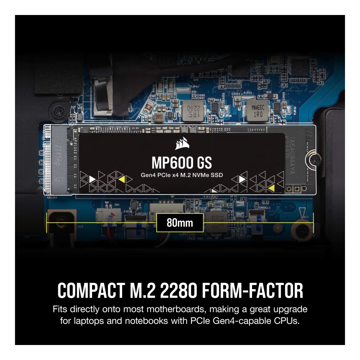SSD M.2 500GB CORSAIR MP600 GS Gen4x4 3500MBs/4800MBs CSSD-F0500GBMP600GS - Slika 12