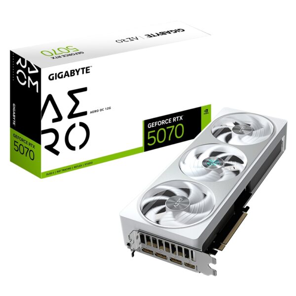 Gigabyte nVidia GeForce RTX 5070  AERO 12GB 192bit GV-N5070AERO OC-12GD rev. 1.0