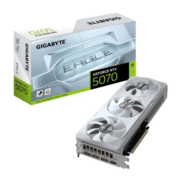 Gigabyte nVidia GeForce RTX 5070 EAGLE ICE 12GB 192bit GV-N5070EAGLEOC ICE-12GD rev. 1.0