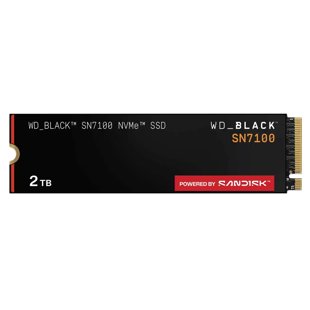 SSD M.2 2TB WD WDS200T4X0E NVMe SSD Gen4 SN7100 Black
