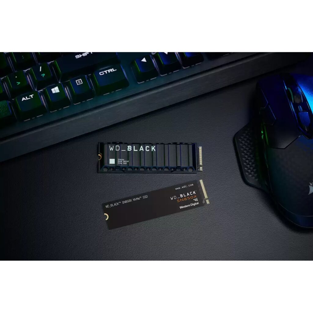 Alternative view of SSD M.2 1TB WD SN850X NVMe WDS100T2X0E Black