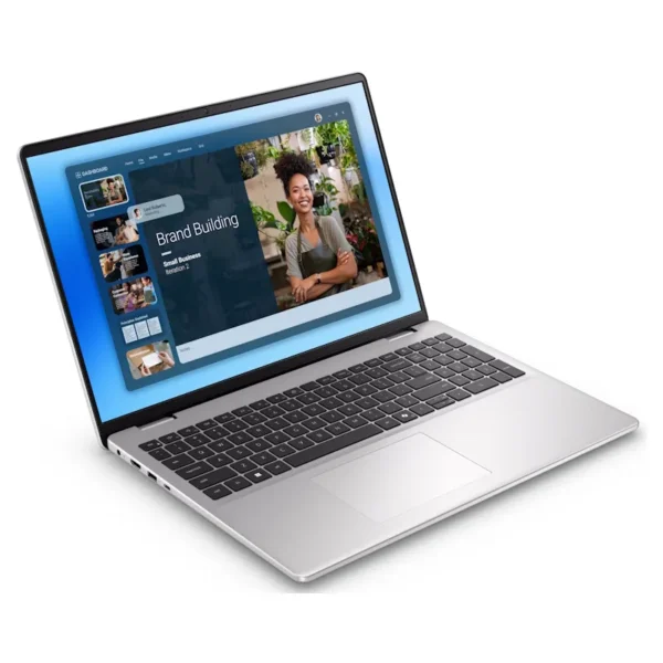 Alternative view of DELL 16 DC16251 16 inch FHD+ 300nits Core 7 150U 32GB 1TB SSD Backlit FP metalni silver laptop NOT25940