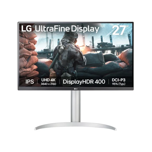 LG 27UP650K-W 27in UltraFine 4K UHD Monitor | IPS 3840x2160 | 60Hz | USB-C