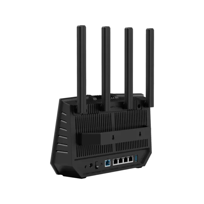 Alternative view of ASUS RT-BE92U AiMesh Tri-Band Wi-Fi 7 ruter