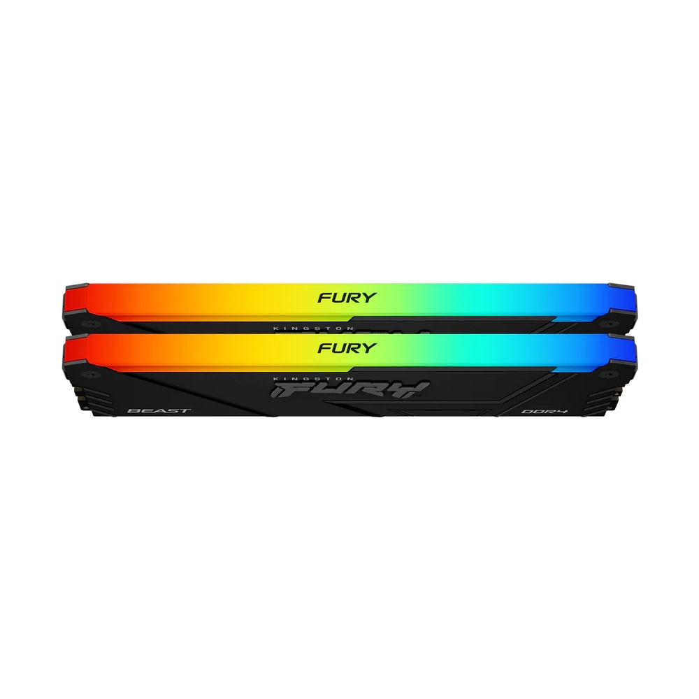 KINGSTON DDR4 32GB 3200MT/s KF432C16BB2AK2/32 2x16GB kit Fury Beast RGB - Slika 2