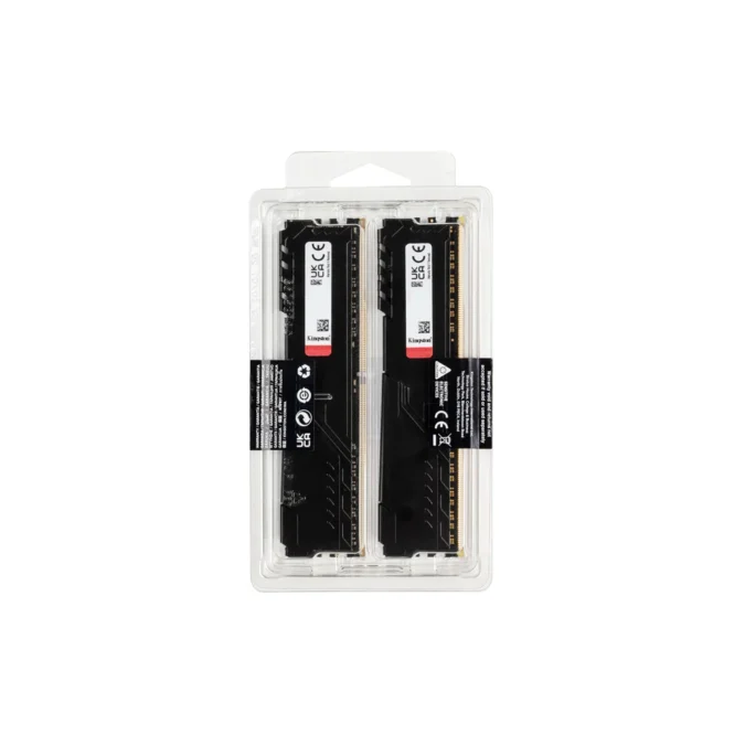 Alternative view of KINGSTON DDR4 32GB 3200MT/s KF432C16BBK2/32 2x16GB kit  Fury Beast Black