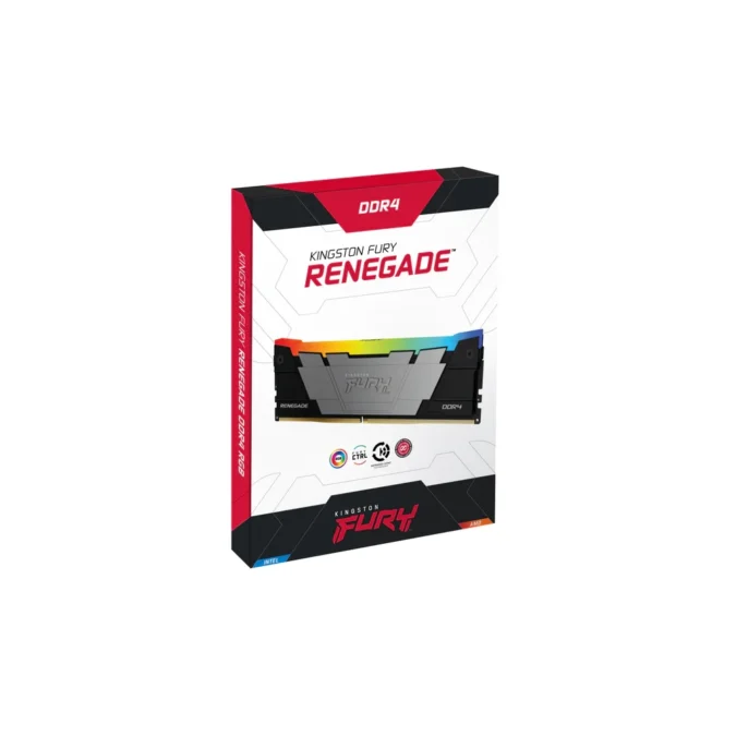 Alternative view of KINGSTON DDR4 16GB 3600MT/s KF436C16RB12A/16 Fury Renegade RGB Black