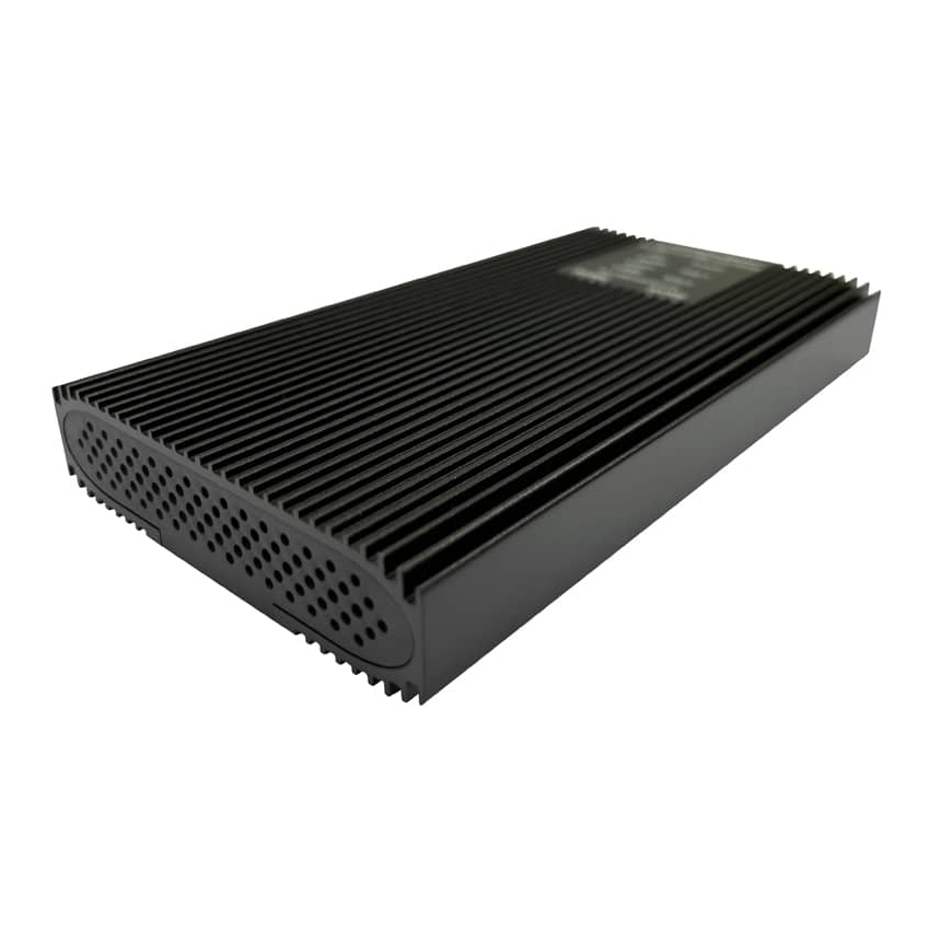 Enclosure for two NVME M.2 LC Power LC-M2-C-NVME-2x2-RAID USB-C with Raid-Funktion, 22x80/60/42/30, USB 3.2 Gen. 2x2, black - Slika 7