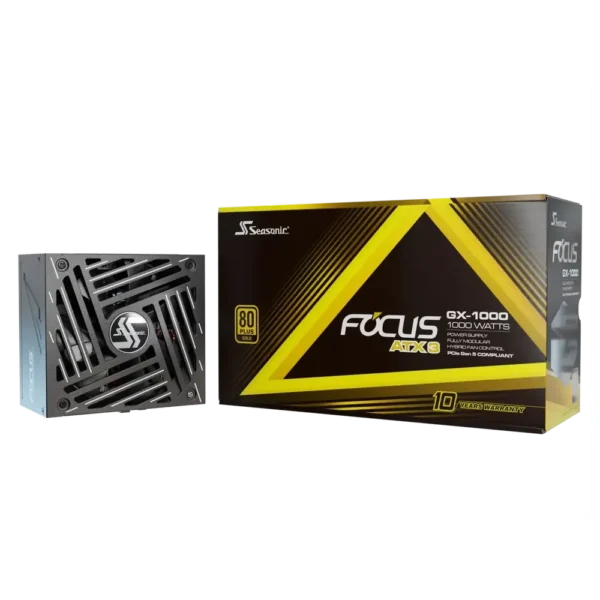 SEASONIC 1000W Focus GX-1000 ATX 3.1 80+ GOLD, FOCUS-GX-1000-V4