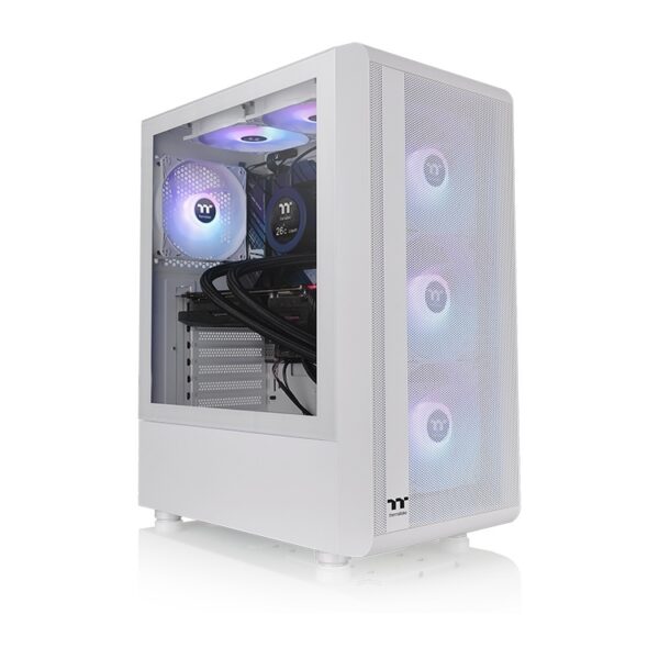THERMALTAKE S200 TG ARGB White Win Temp.Glass 120mm ARGB CA-1X2-00M6WN-0 31816