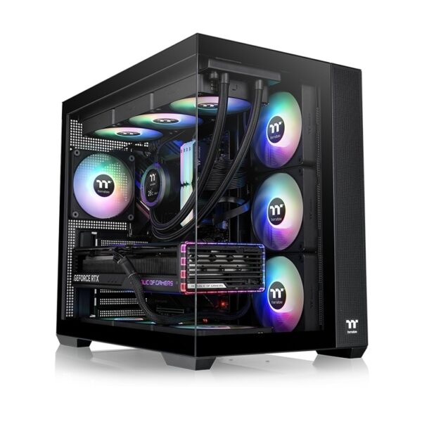 Thermaltake View 380 TG ARGB Black Win SPCC Tempered Glass*2 CA-1Z2-00M1WN-00 41356