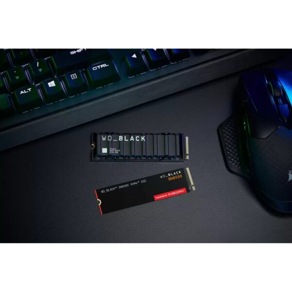 Alternative view of SSD M.2 WD 8TB WDS800T2X0E Gen4 x4 NVMe SN850X Black