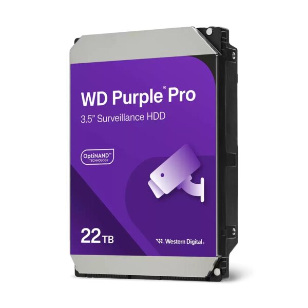 WD 22TB WD221PURP 7200RPM 512MB Purple