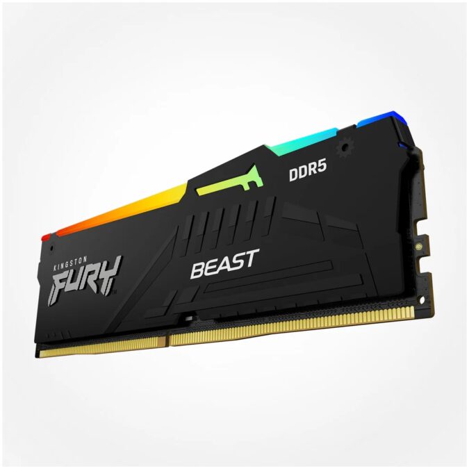 Alternative view of KINGSTON DDR5 32GB 5600MT/s KF556C36BBE2A-32 FURY Beast Black RGB EXPO