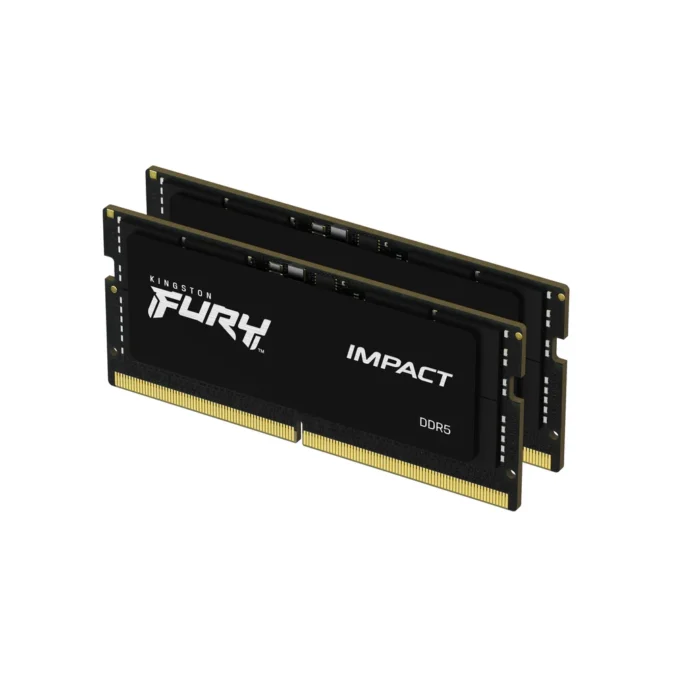 KINGSTON SO-DIMM DDR5 32GB 6000MT/s KF560S38IBK2-32 2x16GB kit FURY Impact Black XMP
