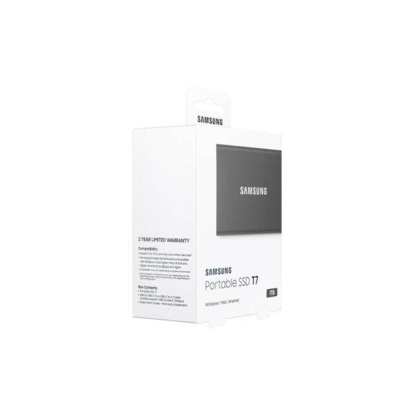 Alternative view of EXT-SSD 1TB Samsung T7 MU-PC1T0T/WW USB 3.2/Type-C Gray