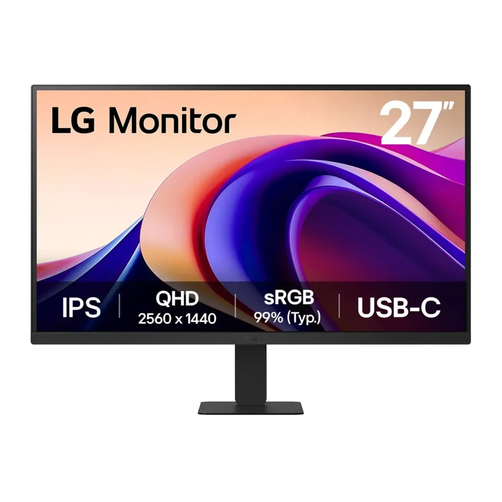 27in LG 27U631A-B QHD IPS 100Hz | USB-C | 2560x1440 | VESA Mount | Business Series