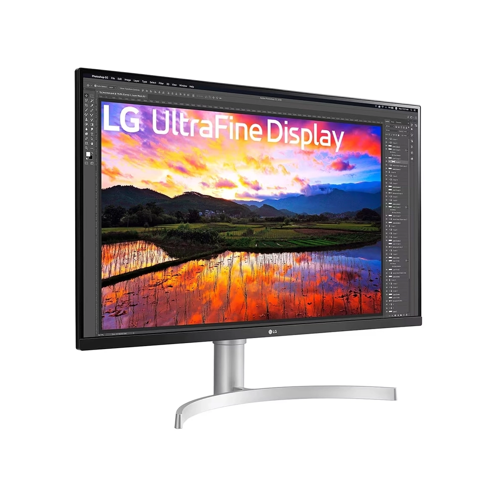 LG 32UN650K-W 31.5in 4K UHD Monitor | IPS 3840x2160 | Ergonomic Stand | Built-in Speakers | Silver - Slika 3