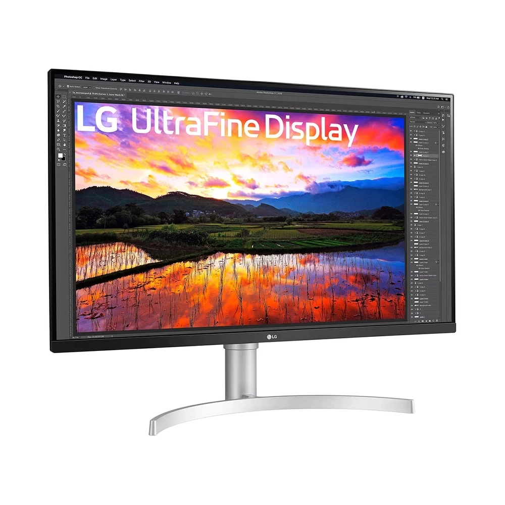 LG 32UN650K-W 31.5in 4K UHD Monitor | IPS 3840x2160 | Ergonomic Stand | Built-in Speakers | Silver - Slika 4