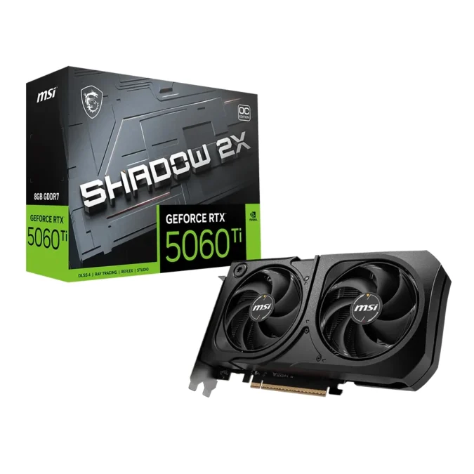 MSI RTX 5060 Ti 8G SHADOW 2X OC PLUS