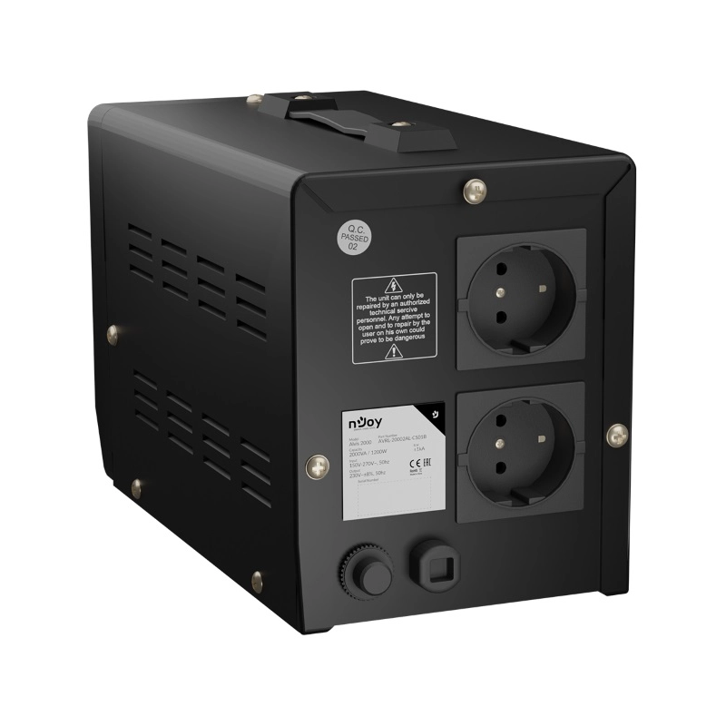 NJOY Alvis AVR 2000VA 1200W AVRL-20002AL-CS01B UPS00715 - Slika 2