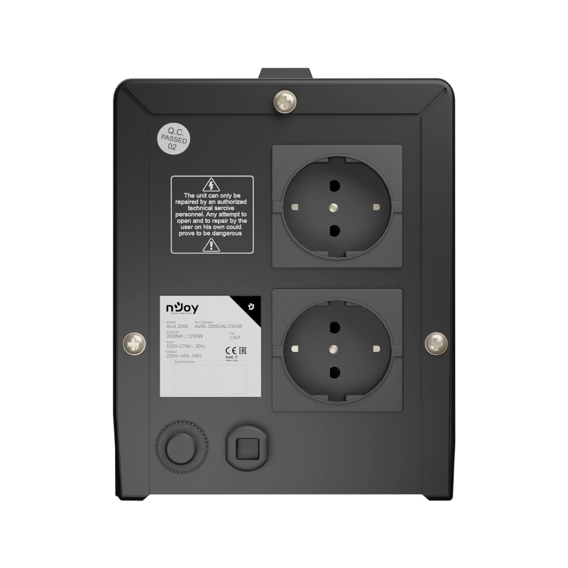 NJOY Alvis AVR 2000VA 1200W AVRL-20002AL-CS01B UPS00715 - Slika 5