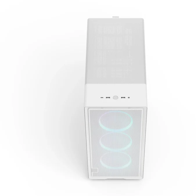 Alternative view of FRACTAL DESIGN Epoch White TG RGB Clear tint, FD-C-EPO1A-05