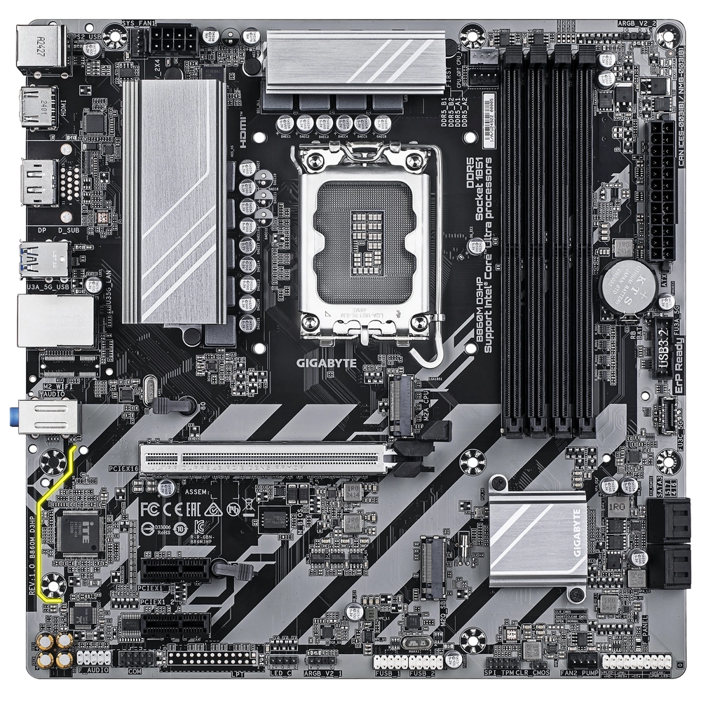 GIGABYTE B860M D3HP rev. 1.0 - Maticna ploca za INTEL LGA 1851 - Slika 2