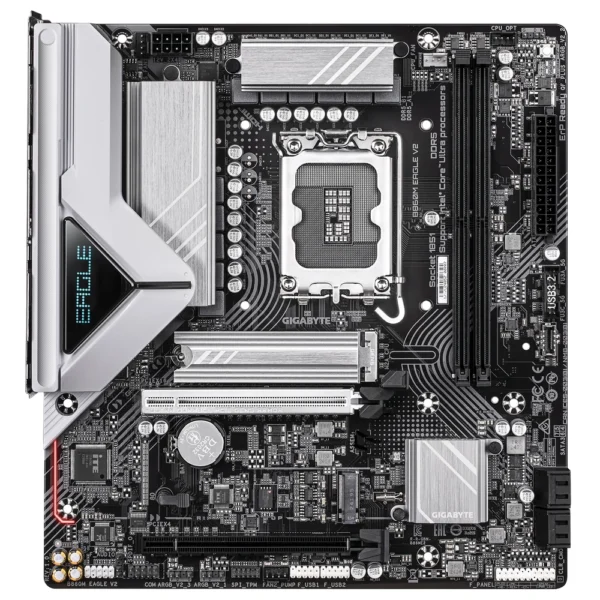 Alternative view of GIGABYTE B860M EAGLE V2 rev. 1.x - Maticna ploca za INTEL LGA 1851