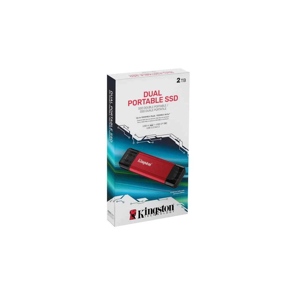 EXT-SSD 2TB KINGSTON Dual Portable SPSD/2TB - Slika 5