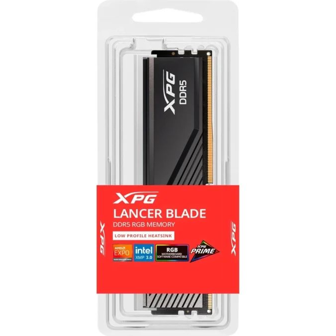 Alternative view of AData DDR5 16GB 6000Mhz XPG Lanser Blade RGB AX5U6000C4816G-SLABRBK