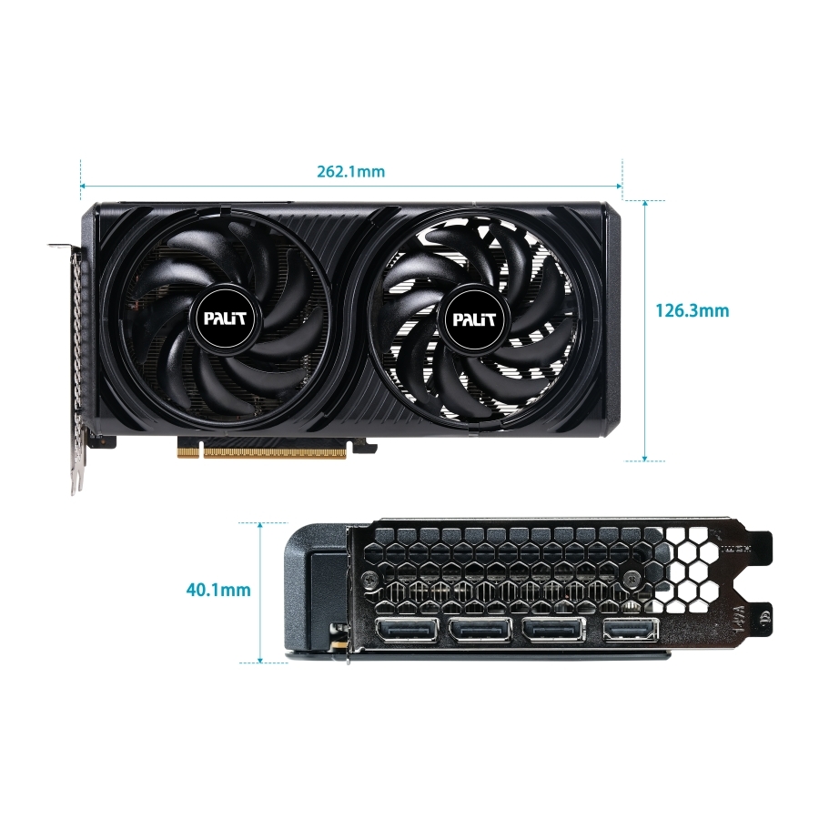 PALIT nVidia GeForce RTX 5060 8GB 128bit RTX 5060 Infinity 2 OC - Slika 5