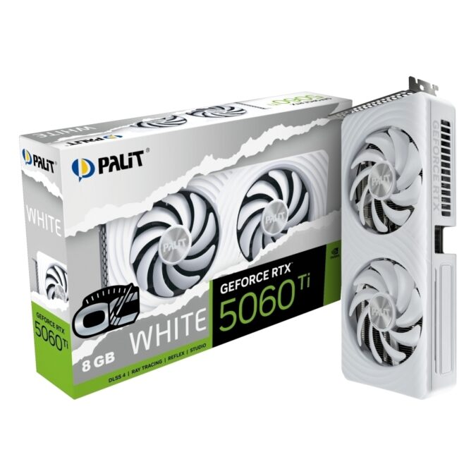 PALIT nVidia GeForce RTX 5060 Ti 8GB 128bit RTX5060Ti WHITE